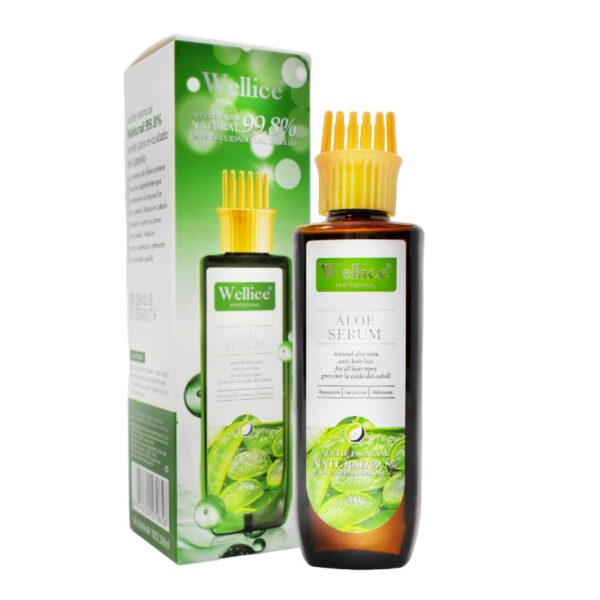 Gotas capilares Para La Caida del Cabello Con Extracto de Aloe Vera Wellice