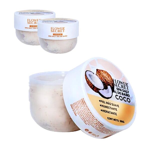 Sal de Baño Con Extracto de Coco 300g