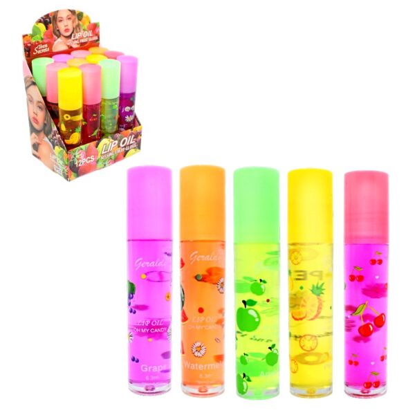 Gloss Labial Con Olores Frutales
