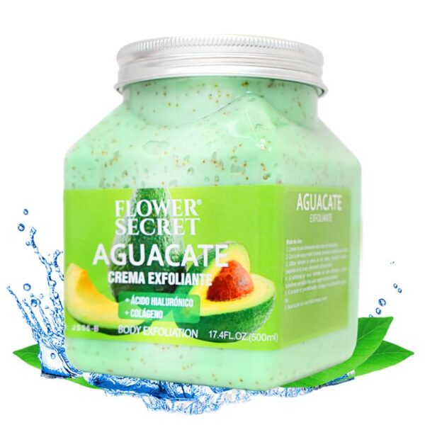 Exfoliante En Tarro Flower Secret De Aguacate 500ML