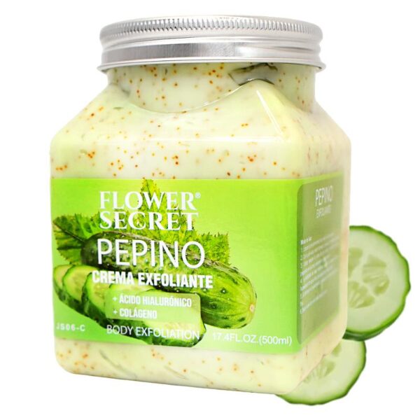 Exfoliante En Tarro Flower Secret De Pepino 500ML
