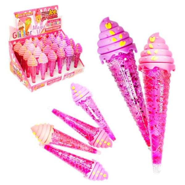Brillos Labiales en Forma de Conos de Helado Iman of Noble