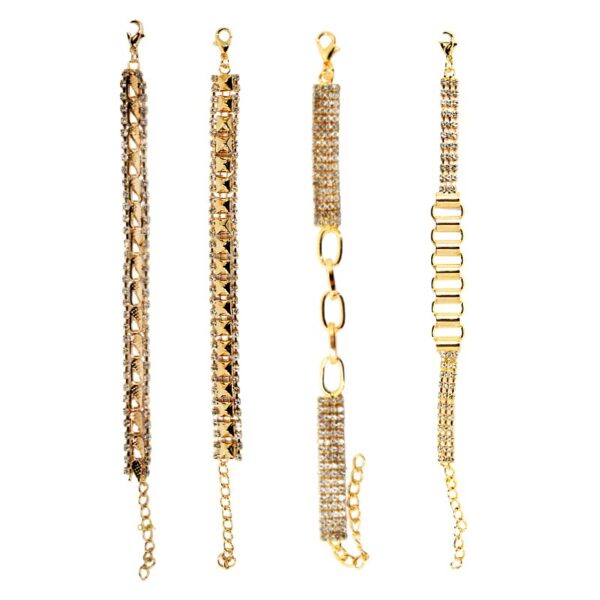 Pulseras Doradas en Diseños Surtidos Fashion Jewerly