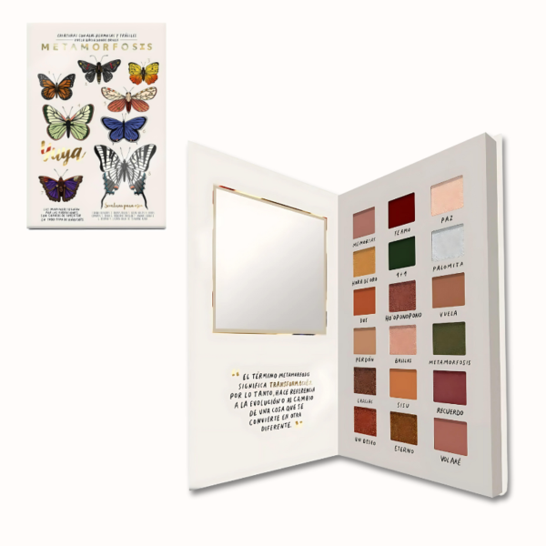 PREVENTA  YUYA SET DE SOMBRAS 18 COLORES METAMORFOSIS