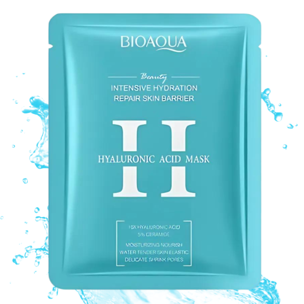 Mascarilla Facial de hidratacion Profunda BIOAQUA empaque celeste