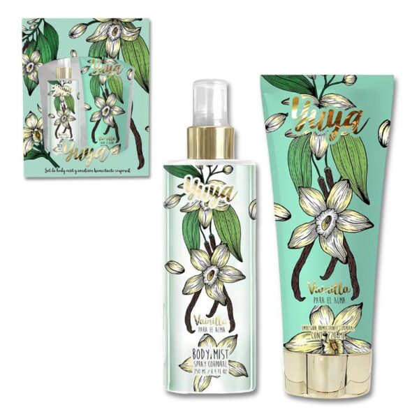 PREVENTA SET BODY MIST Y EMULSION CORPORAL YUYA - VAINILLA PARA EL ALMA