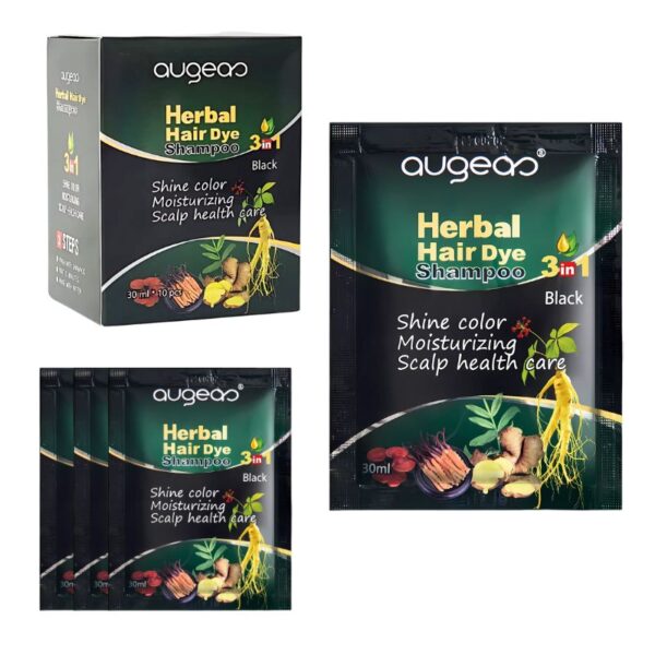 Caja de 10 unidades Shampoo Herbal Hair de Black