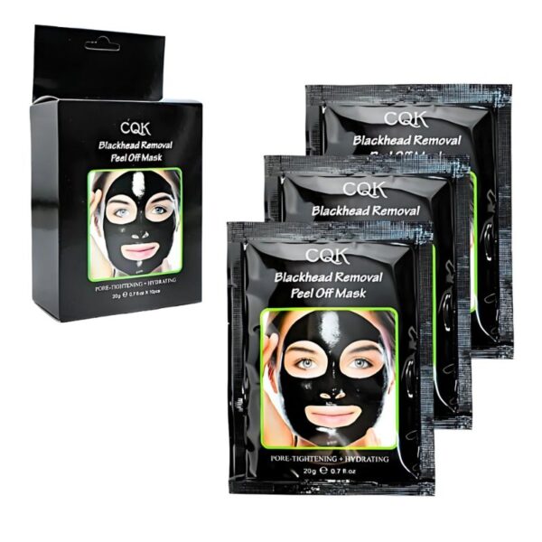 Paquete De 10 Mascarillas Faciales Líquidas De Carbón De Activado Cqk 20G