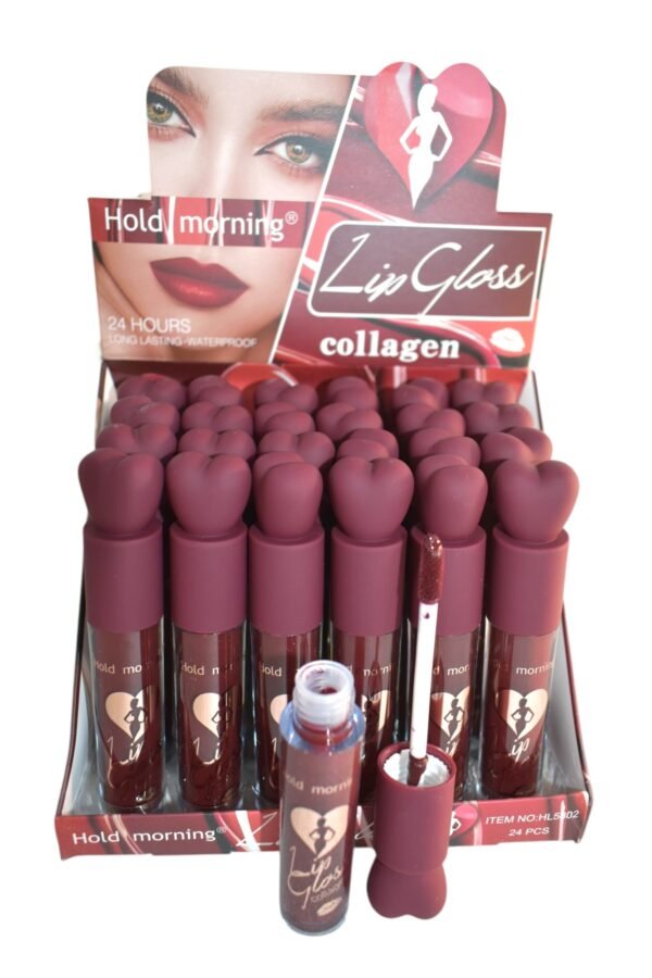 Labiales  Waterproof con Diseño de Corazon Hold Morning