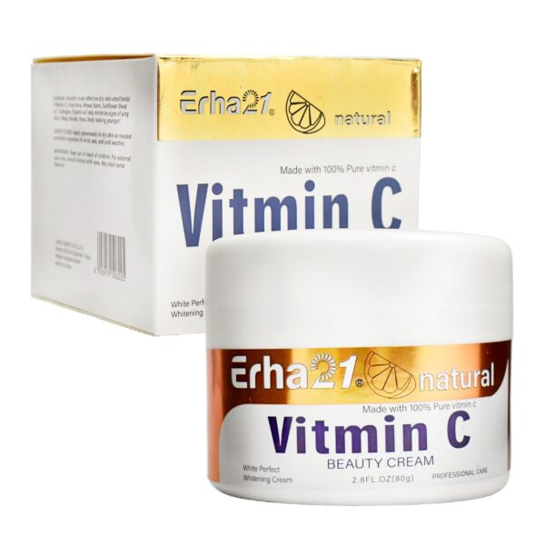 Crema Para Rostro De Acido Hialuronico Y De Vitamina C 80G