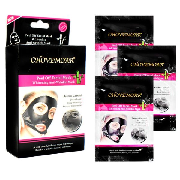Mascarilla Chovemoar Para Puntos Negros De Carbon Surtidas En Caja 10Pcs