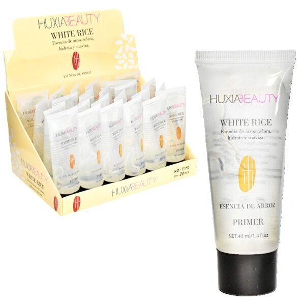 Primer De Arroz Huxiabeauty De Caja Blanca Y Amarilla - Imagen 2