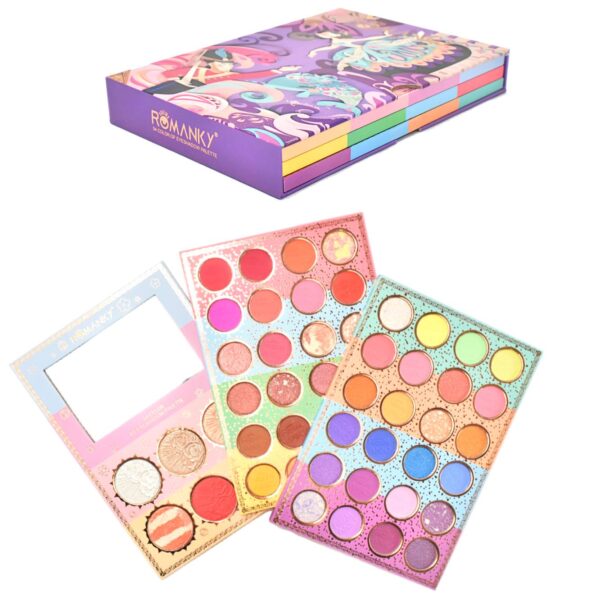 Paletas de Sombras Romanky de 3 niveles SURTIDAS