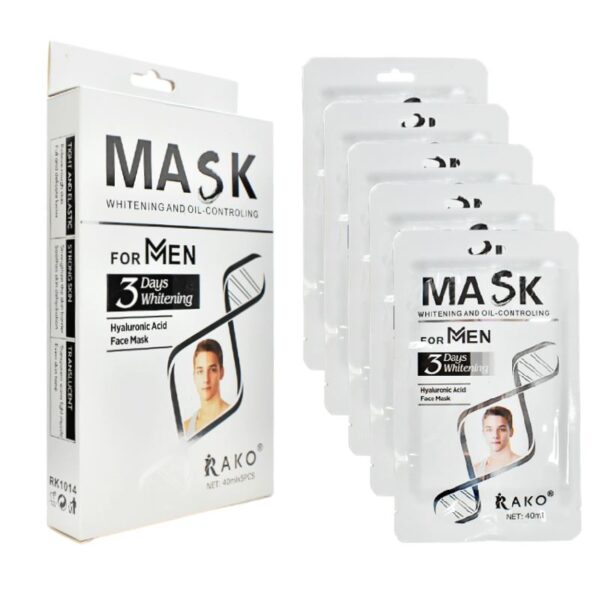 Paquete De 5 Mascarillas Faciales Rako Surtidas
