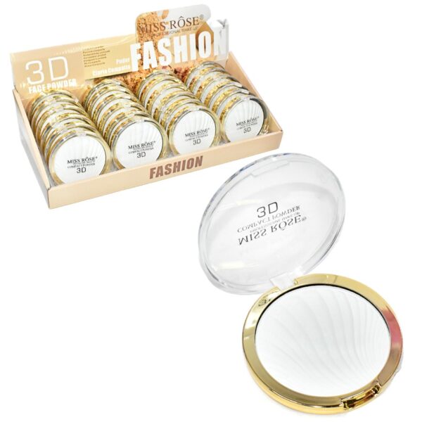 Polvo Compacto Para Rostro Miss Rose Blancos De 15,80 - Imagen 2